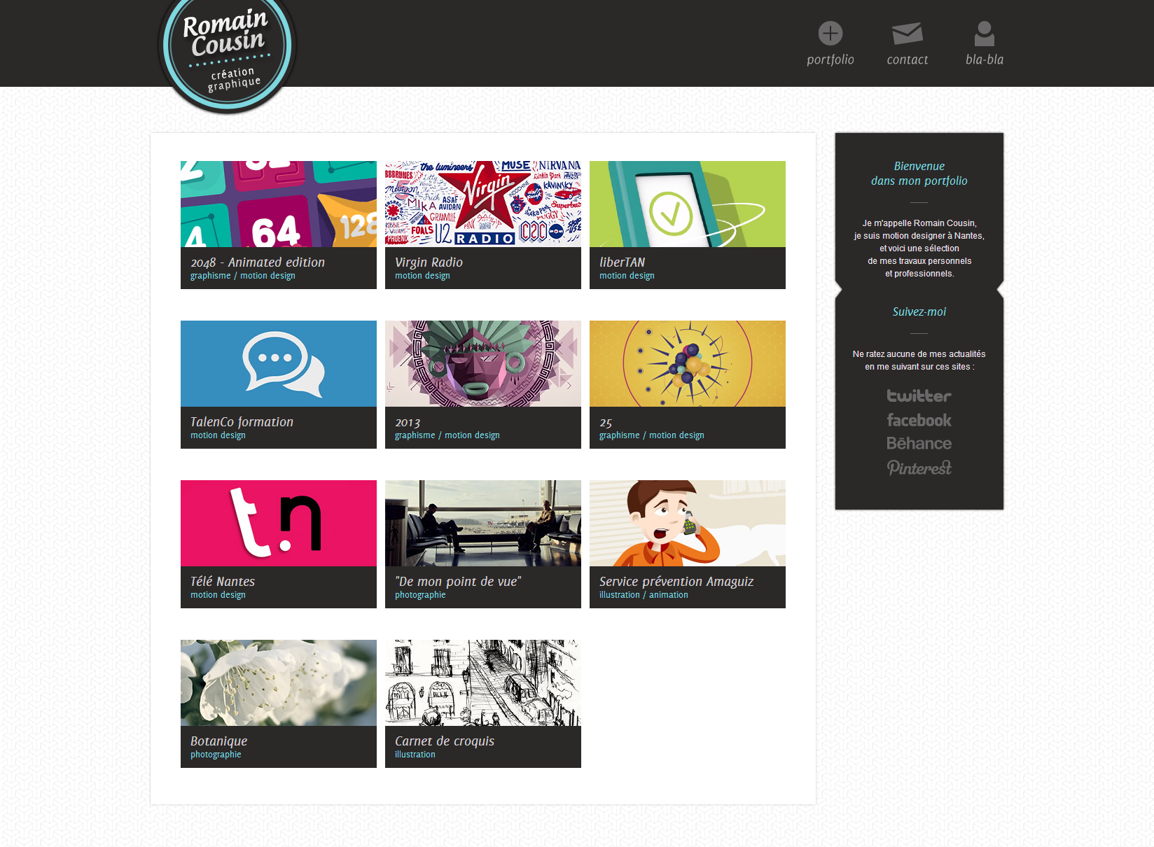 Romain Cousin // Motion designer freelance à Nantes Romain Cousin // Motion designer freelance à Nantes